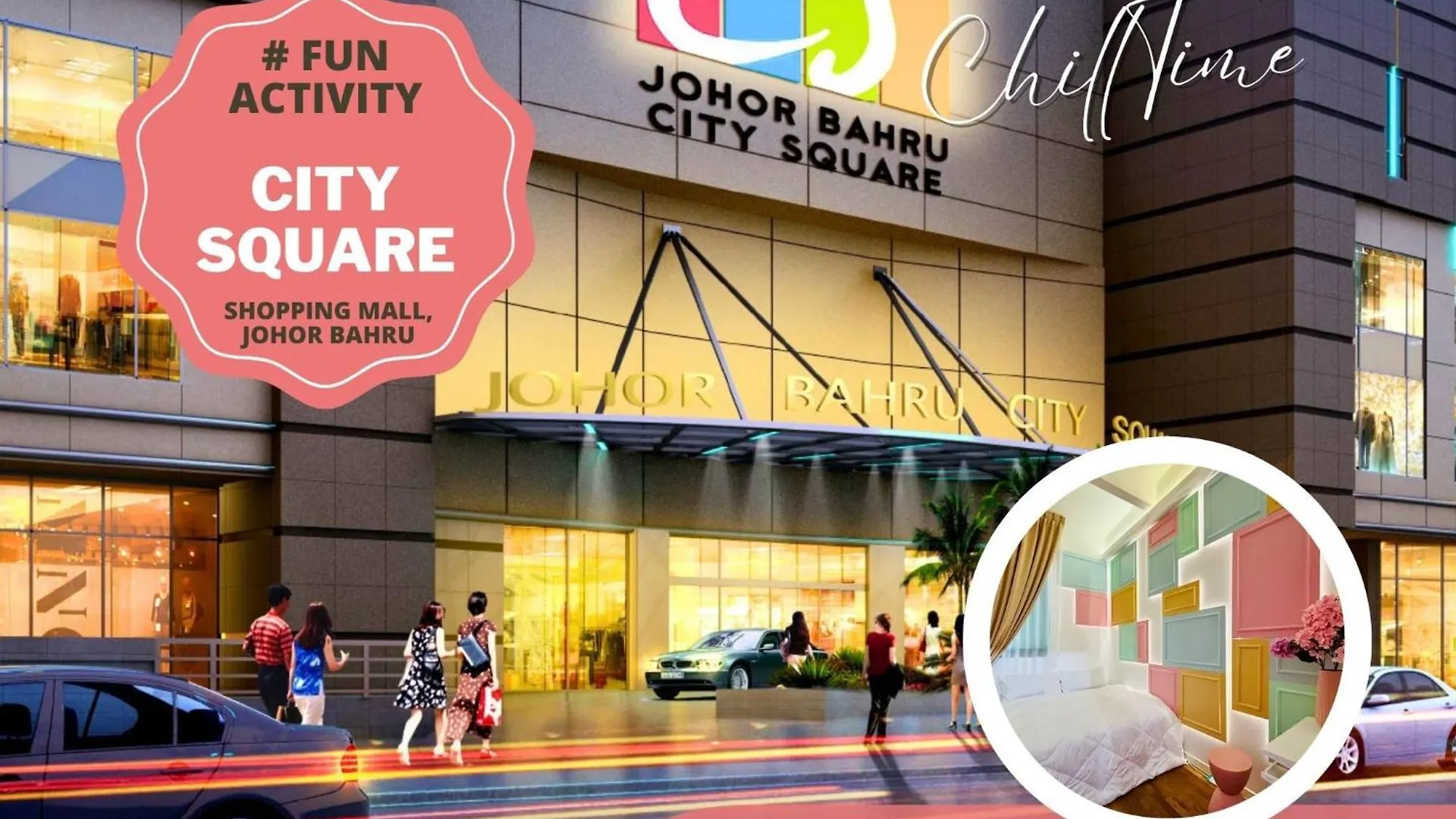 Jbtown Midvalley Ksl-5Minciq Veranda Super Pool 5Gnetflix Biz Suite By Chilltime Homestay Johor Bahru 0*,  Malaysia