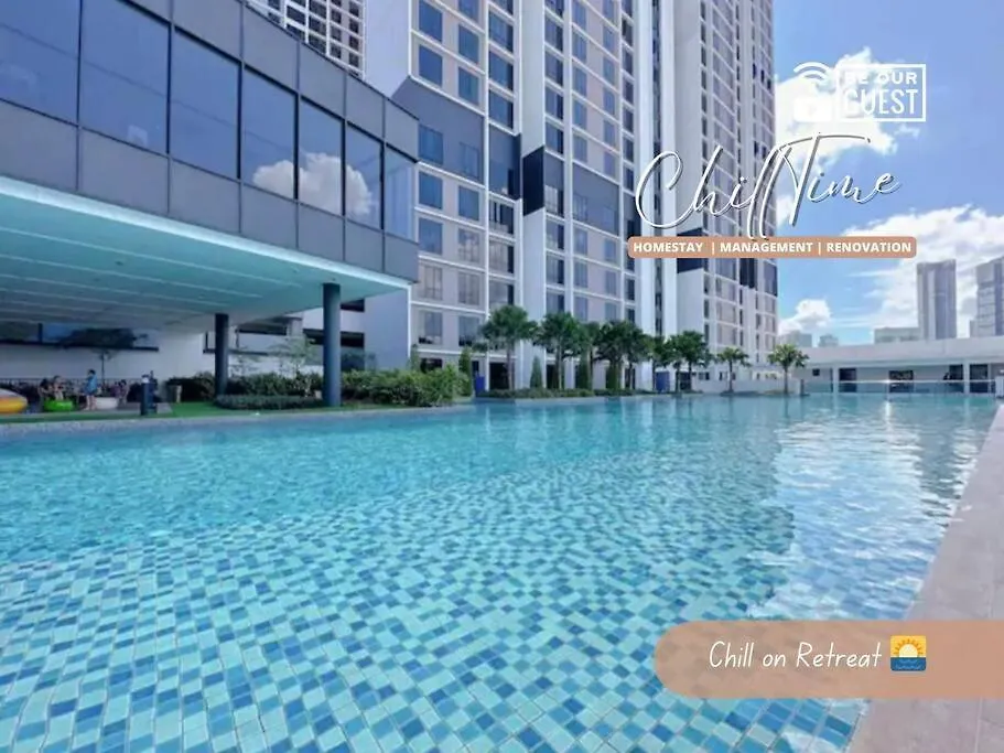 Jbtown Midvalley Ksl-5Minciq Veranda Super Pool 5Gnetflix Biz Suite By Chilltime Homestay Johor Bahru