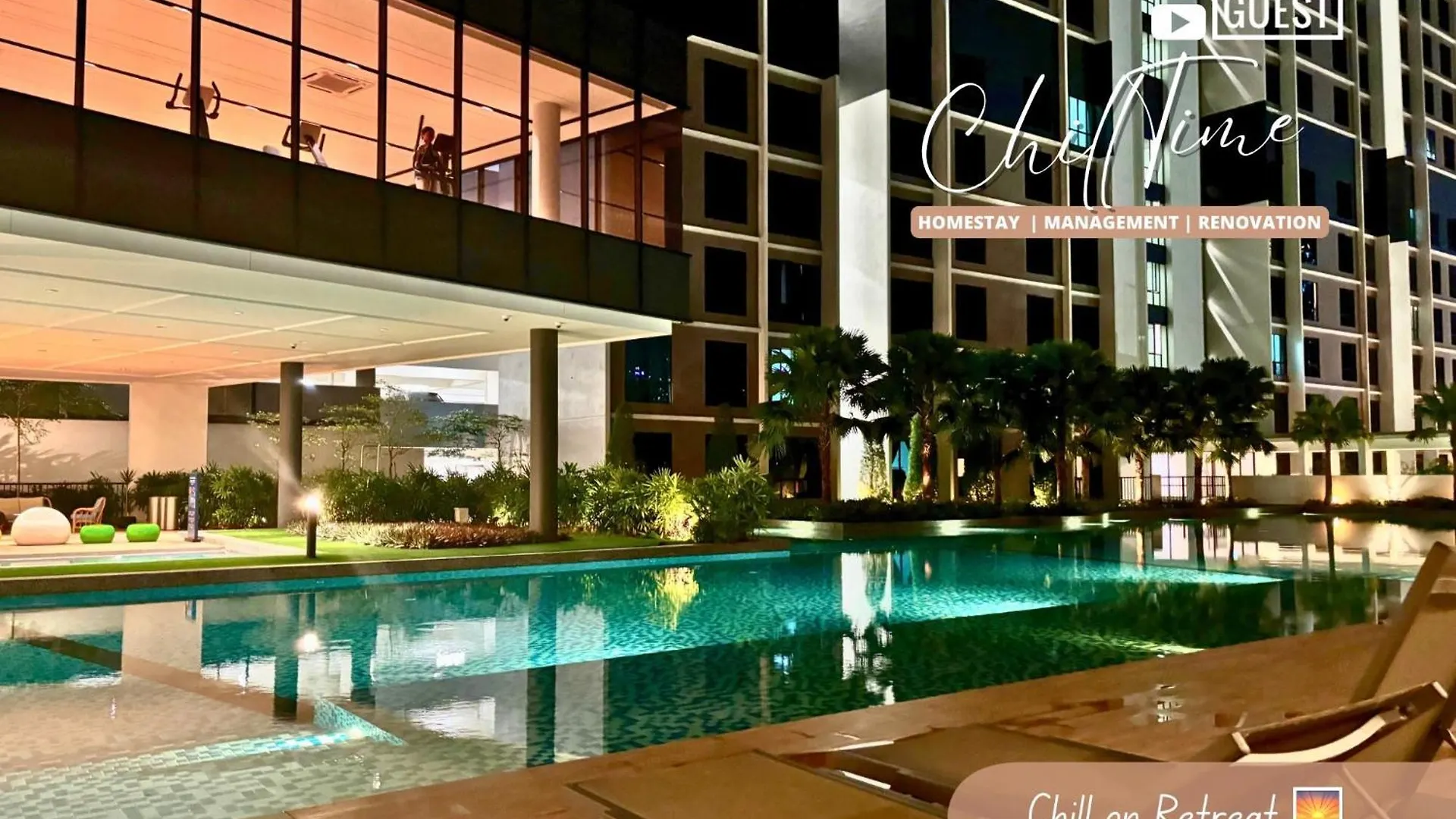 Jbtown Midvalley Ksl-5Minciq Veranda Super Pool 5Gnetflix Biz Suite By Chilltime Homestay Johor Bahru